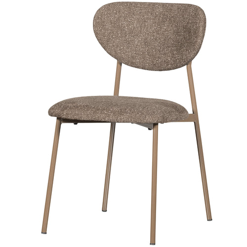 WOOOD eetkamerstoelen Valor - Polyester - Zand- Set van 2 - vtwonen shop