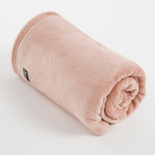 In The Mood Collection Famke Fleece Plaid - L180 x B130 cm - Perzik