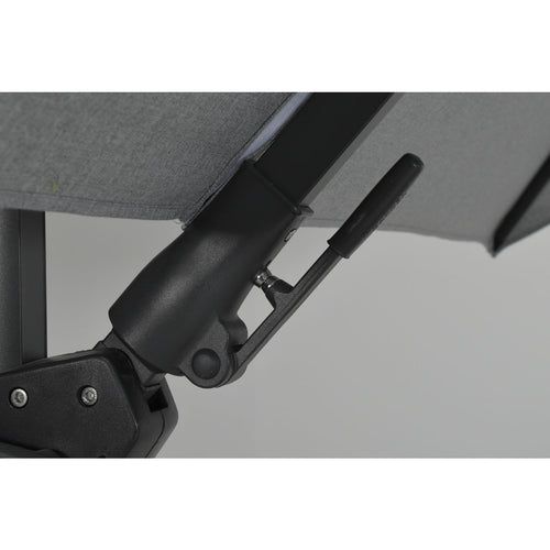 Garden Impressions zweefparasol Hawaii Deluxe licht grijs doek - 300x300 cm - vtwonen shop