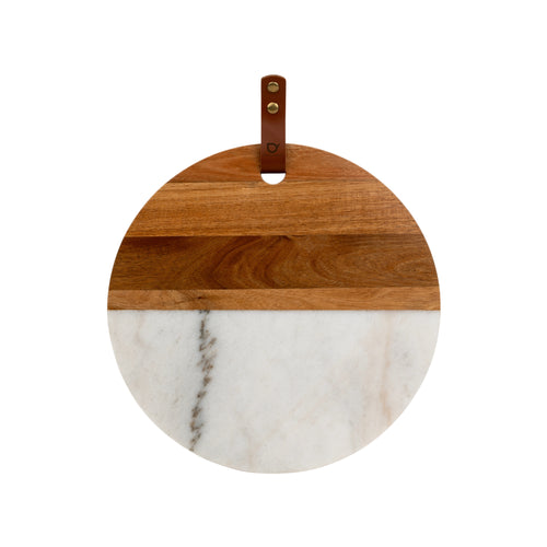 Bredemeijer - Serveerplank Thor marmer met hout - vtwonen shop