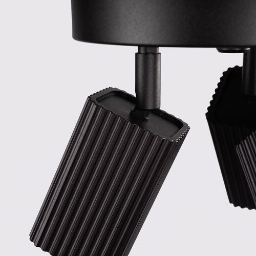 Sollux Lighting Plafondlamp RAYO 3P zwart - 20x20x18cm