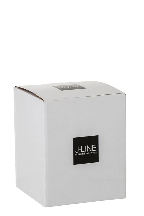 J-Line tafellamp Paddenstoel - ijzer - zwart