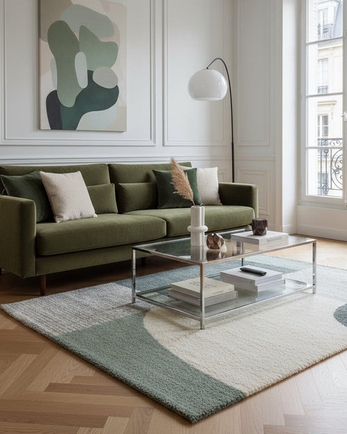 AFK Living vloerkleed Bauhaus - zeer zacht - groen - 160 x 230 cm