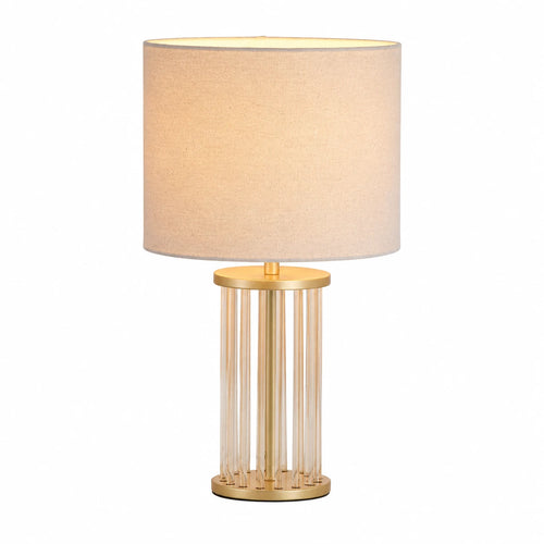 Searchlight tafellamp Swizzle - 1 lichts - 25  x 43   cm - goud