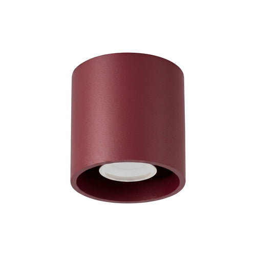 Sollux Lighting Plafondlamp ORBIS 1 bordeaux - 10x10x10cm