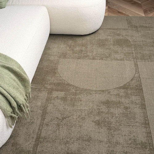 Wollen vloerkleed Twig groen - Interieur05 - 200 x 290 cm - vtwonen shop