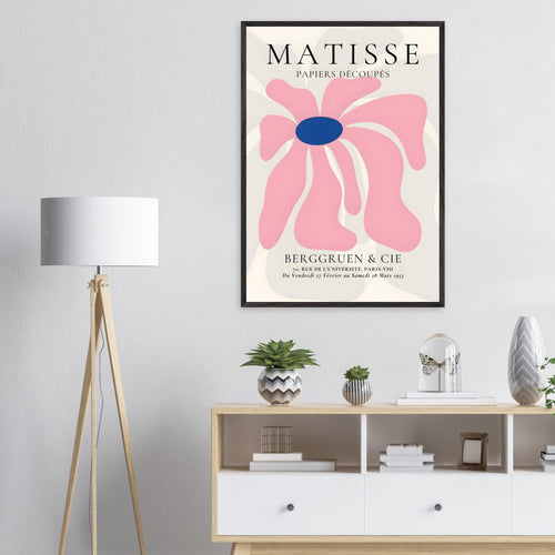 Artfulprints Poster Matisse - Pink floral dream   - 70x100 cm - Roze