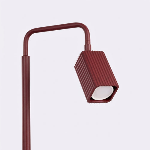Sollux Lighting Vloerlamp RAYO 1 bordeaux - 30x30x160cm