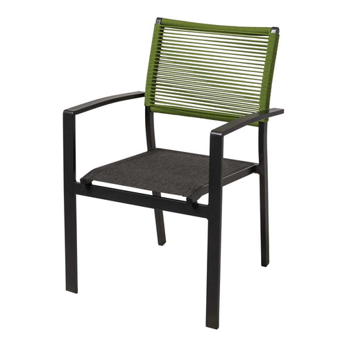 Lesli Living bistrostoel Vitolini - groen - 57x62x87cm