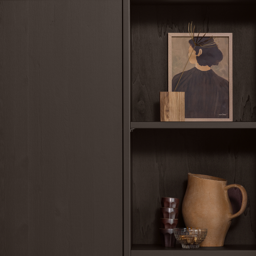 WOOOD opbergkast Merel - Grenen - Middenbruin - 100x200x44 - vtwonen shop