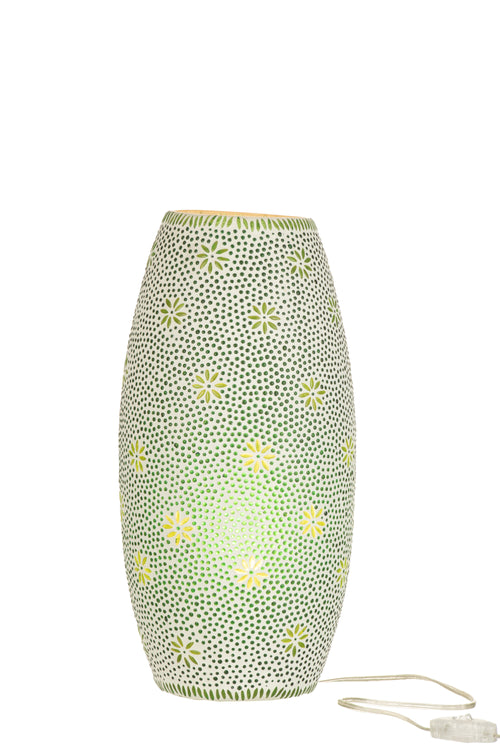 J-Line lamp Bram - glas - groen - large