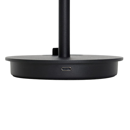 Hübsch draagbare lamp Salon - glas/ijzer - Ø15xh31cm, g9 - vtwonen shop