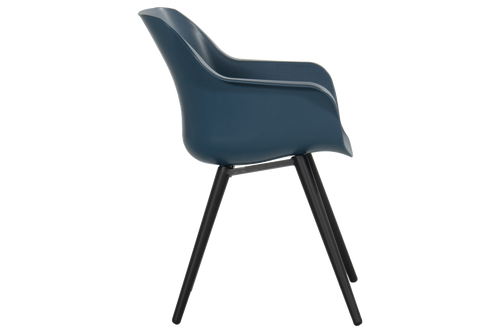 Hartman Tuinstoel Sophie Studio - Donkerblauw Kunststof - Set Van 2 - vtwonen shop