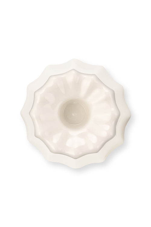 vtwonen Kandelaar Set van 6 - Keramiek - Wit - 5.6x6cm - vtwonen shop