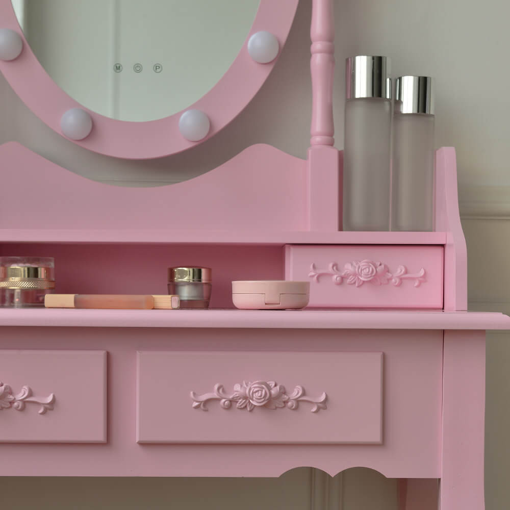 Home Deluxe Kaptafel ROSY Roze – vtwonen shop