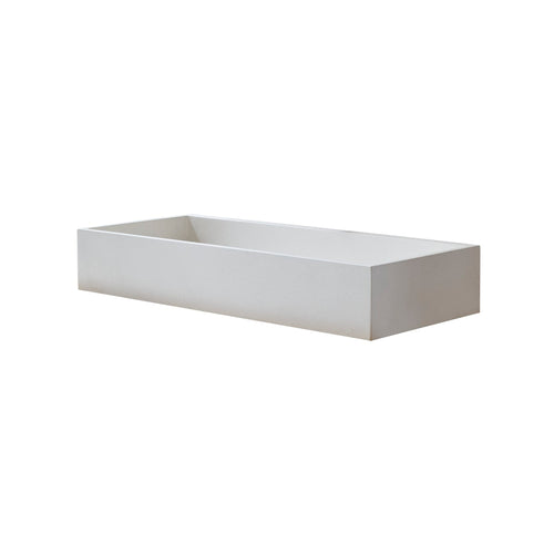 Tikamoon Waskom van terrazzo 90 cm - Wit