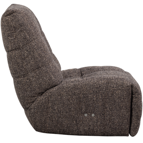 WOOOD relaxfauteuil elektrisch Hein - Geweven stof - Antraciet/Bruin - vtwonen shop