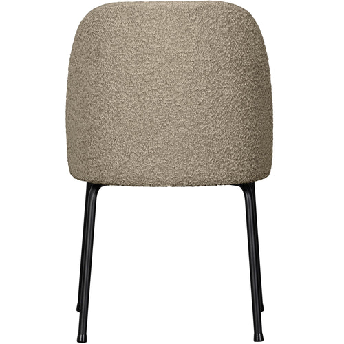 BePureHome eetkamerstoelen Vogue - Bouclé - Beige - Set van 2 - vtwonen shop