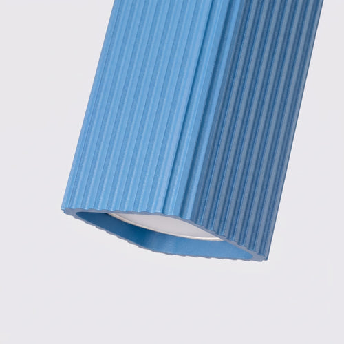 Sollux Lighting Tafellamp RAYO azuurblauw - 14,5x14,5x43cm