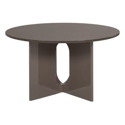 WOOOD eettafel ø130 cm Marvo - MDF - Mokkabruin - 76x130x130
