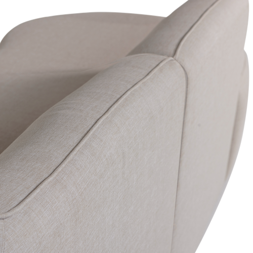 WOOOD loungeset organisch tuin Chios - Aluminium - Naturel - 71x258x168