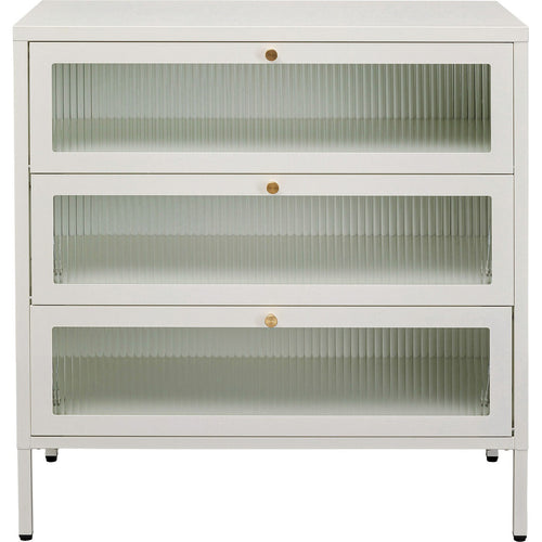 Kare Design Dressoir Naxos wit 3 deuren