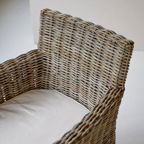 Tikamoon Kubu - Fauteuil van plantaardige vezels - Beige