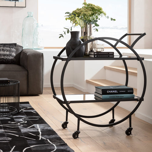 Kare Design Dienbladtafel Loft Zwart - vtwonen shop