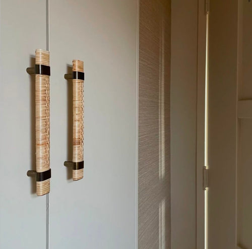 Catchii Deurgreep rotan rechthoekig rotan groot - vtwonen shop