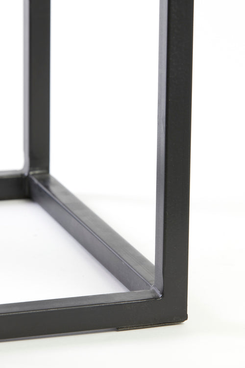 Light & Living side BRYSON - 120x40x82cm - zwart - Set van 2 - vtwonen shop