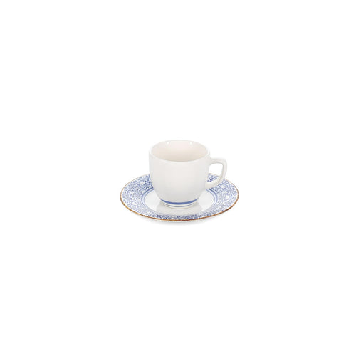 Bonbistro - Mokkakop 9cl blauw Azul - Set van 12