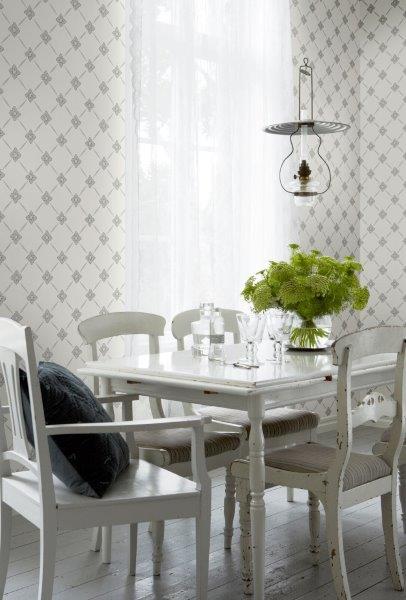 Borastapeter behang tegelmotief grijs en beige - 53 cm x 10.05 m - 660043 - vtwonen shop