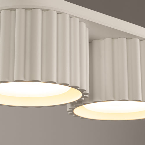 Sollux Lighting Plafondlamp AURA 2 beige Gx53 - 21x10x12cm