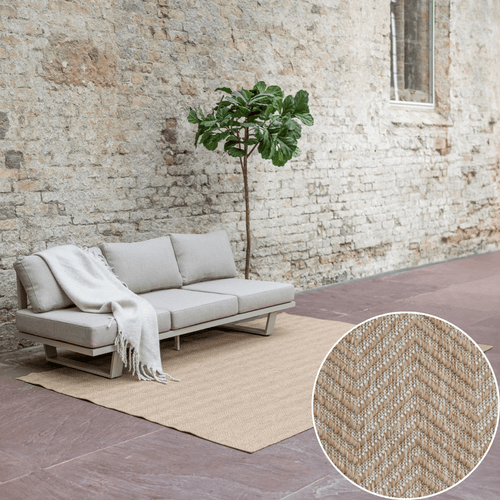 Interieur05 Jute buitenkleed Naturel ZigZag