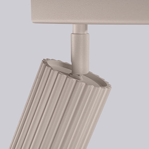 Sollux Lighting Plafondlamp KARBON 6L taupe - 117x6,5x16,5cm