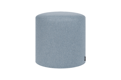 noo.ma Folk Pouf Tall, Baby Blue Wool