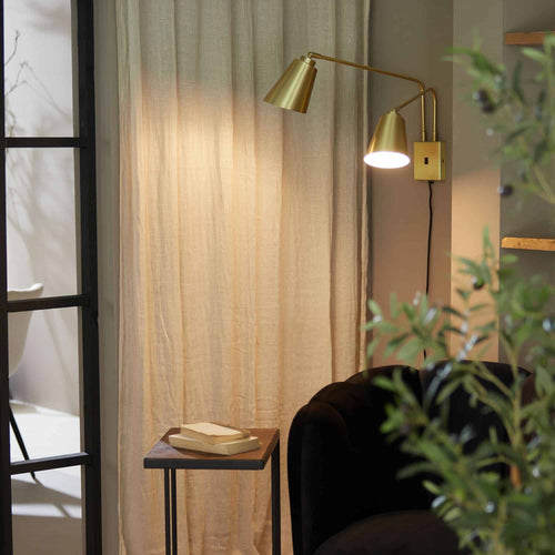 it's about RoMi wandlamp Bremen - goud - 130x60x49cm - vtwonen shop