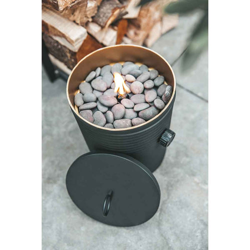 Cosi Fires - Cosiscoop Iconic black gaslantaarn - Ø16 x H 25 cm - vtwonen shop