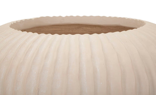 Mauro Ferretti vaas - Ø 35x18 cm - creme