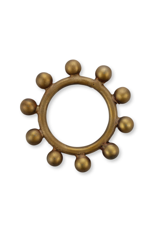 vtwonen - Servetringen Dots - Metaal - Goud - 5 cm - Set van 8