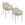 Garden Impressions tuinstoel Air XL kunststof wit - 2 stuks