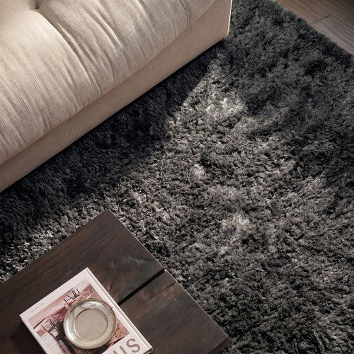 DÉJA Living Vloerkleed Mana - Antraciet Stof - 200x290cm