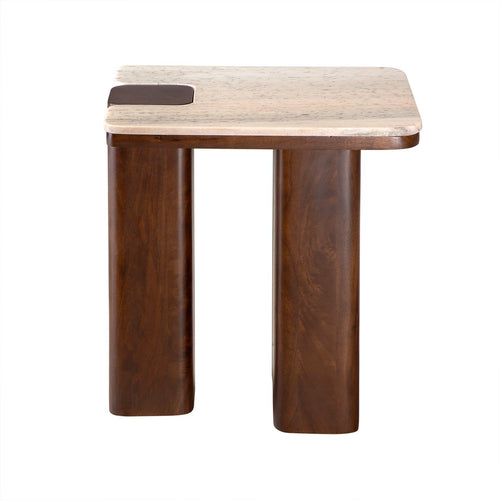 Calicosy - Bijzettafel PUZZLE - beige 55x40x50 cm