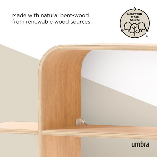 Umbra wandplank Montage - 64 x 48 x 16 cm - Naturel