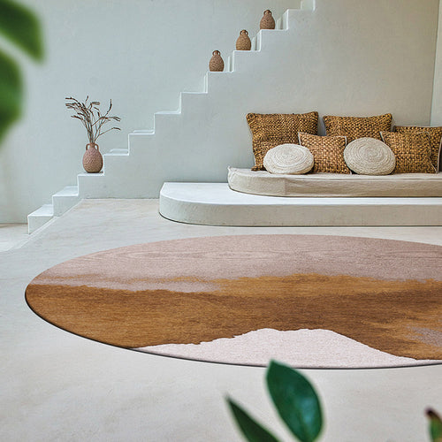 Louis De Poortere binnen & buiten machinewasbaar vloerkleed Meditation Lagoon van 70% gerecycled PET - brown - 290x290cm