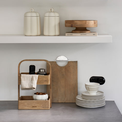 Rivièra Maison Potiron Storage Jar - Porselein - Off White - vtwonen shop