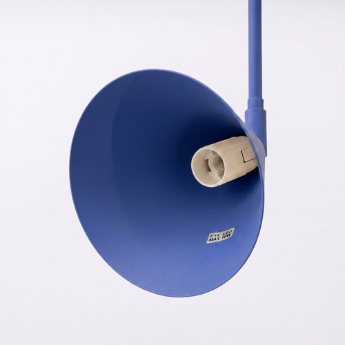 Sollux Lighting Wandlamp NOX 1 ultramarijn met schakelaar - 14x61x30cm