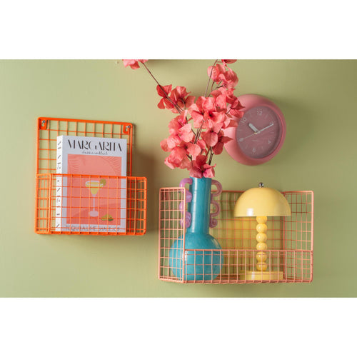 Present Time wanddecoratie Reja - oranje - 15x40x25cm - vtwonen shop