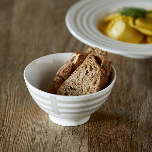 Rivièra Maison Claymont Bowl - Porselein - Wit / Flax - vtwonen shop