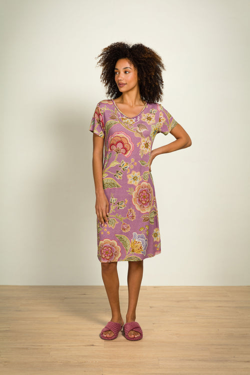 Pip Studio - Djoy Nachthemd - Dames - Matata - Lila - M - vtwonen shop